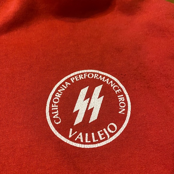 Vintage 1986 Harley Davidson Cpi hoodie California Performance Iron sweater L - Picture 6 of 9